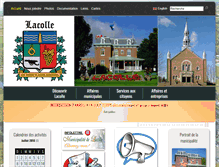 Tablet Screenshot of lacolle.com